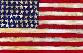 Old Fashioned USA Flag